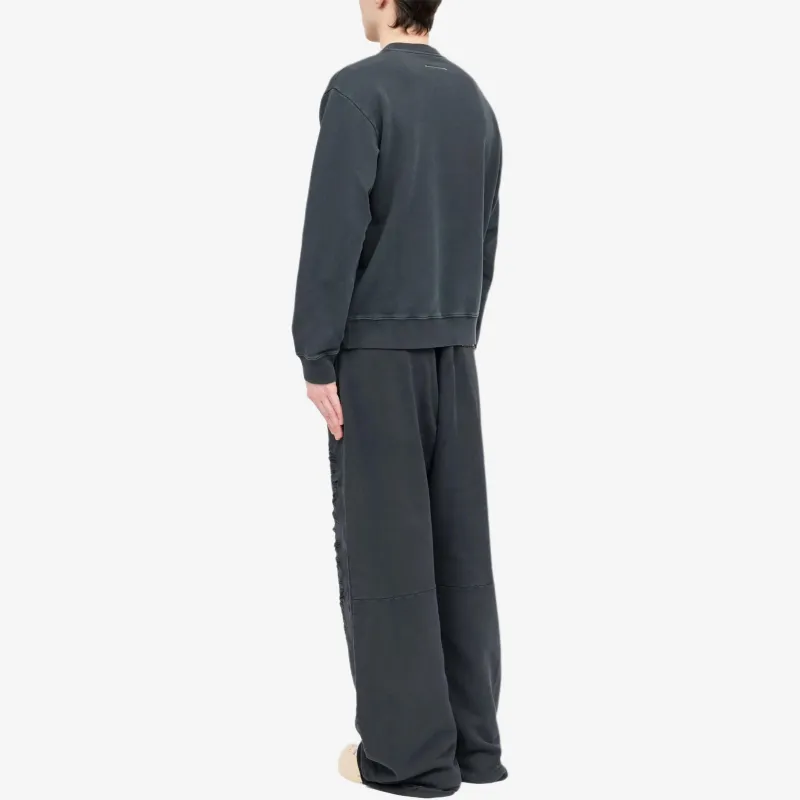 MM6 Maison Margiela Numbers-Printed Crewneck Sweatshirt-4