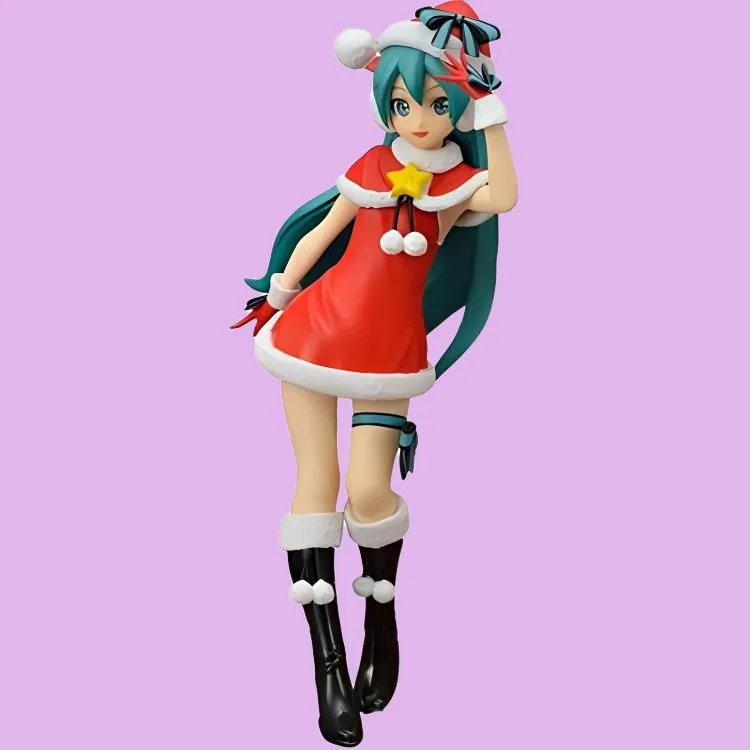 SEGA Hatsune Miku Sega Project Diva Miku Christmas Outfit Figure Bonus Gifts-1