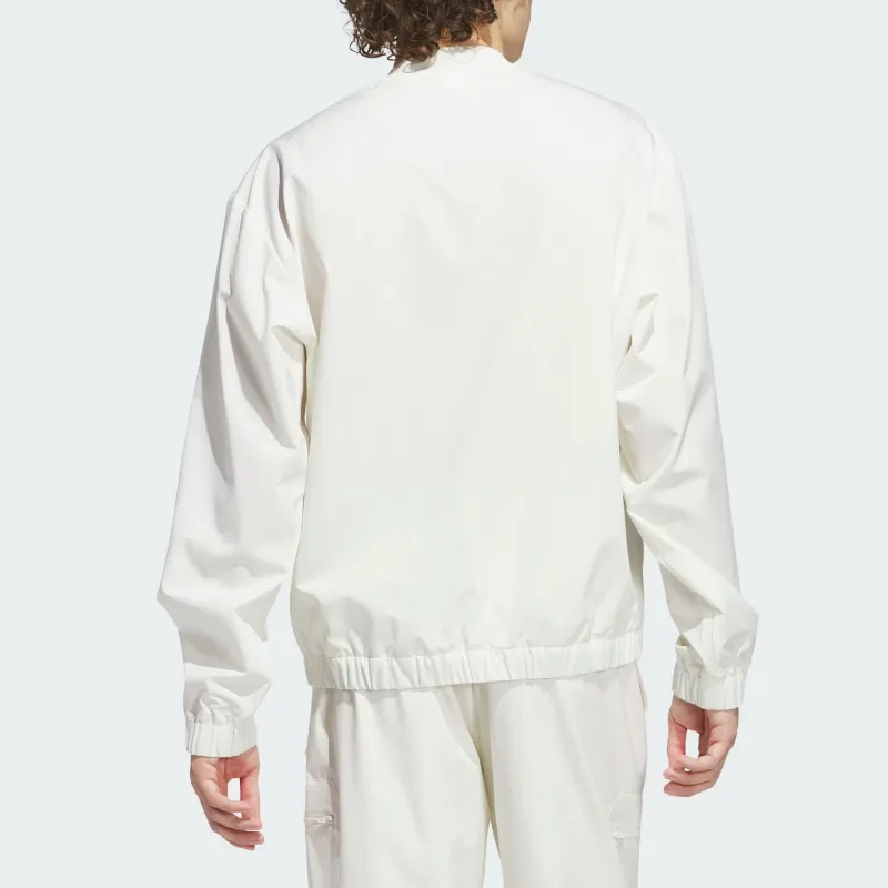 Adidas Free Shipping With AdiClub Woven Pullover Crew Sweatshirt-2