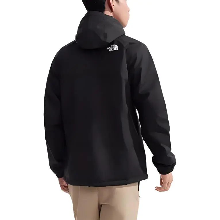 THE NORTH FACE Antora Hiking Water Resistant Windproof Wear Resistant Windbreaker Jacket Men's Cosmic Black-3