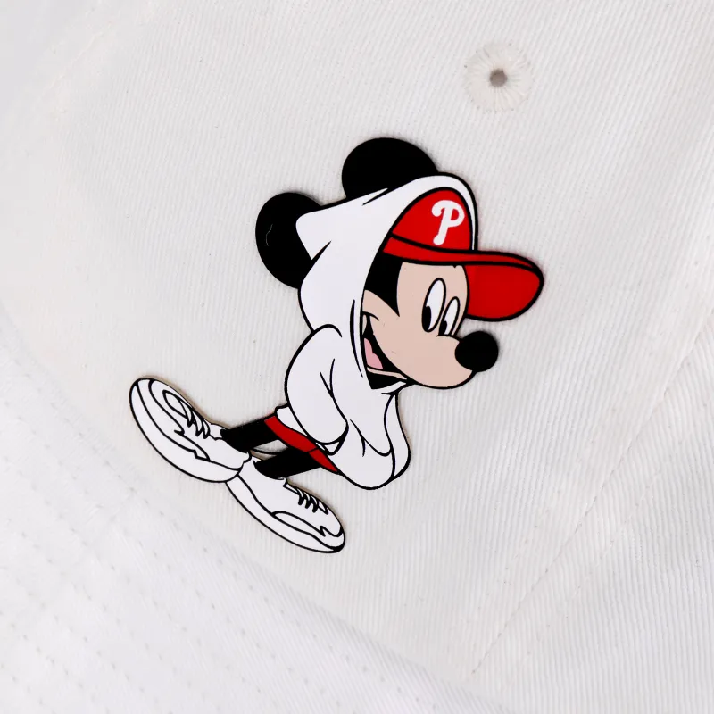 MLB Cotton Bucket Hats Unisex White-4