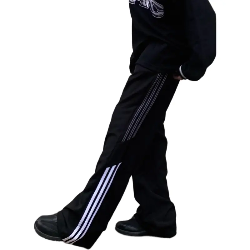 DUATOGE Casual Pants Men Black -4