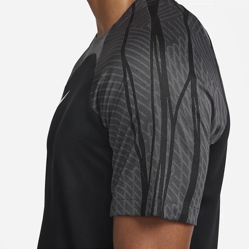 Nike DRI FIT Soccer Jerseys Men's Black/Coal Black/White-4