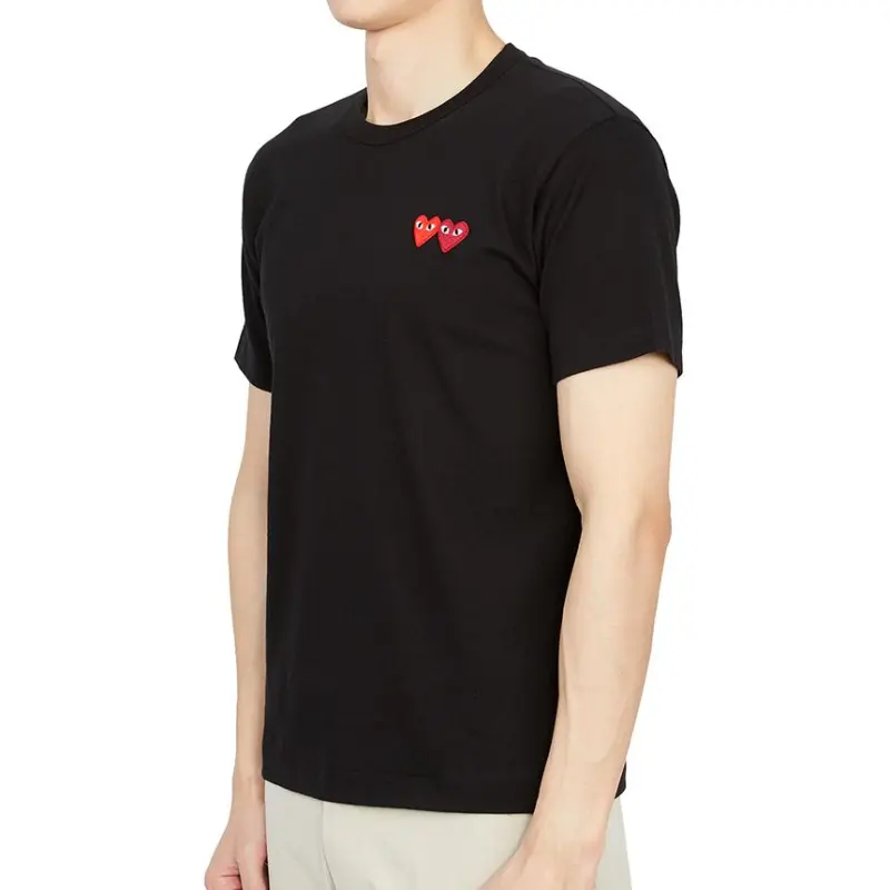 CDG T Shirts Men Black-3