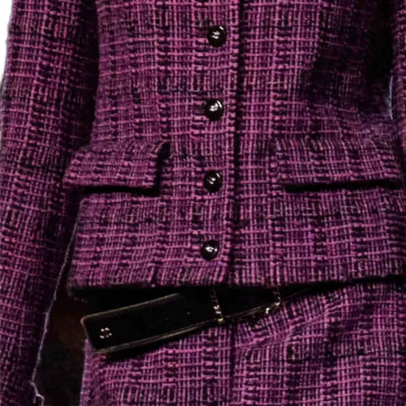 CHANEL FW24 Jackets & Coats Women's Dark Purple-5