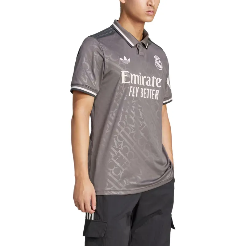 Adidas Originals Polo Shirt Men's Charcoal Gray-3