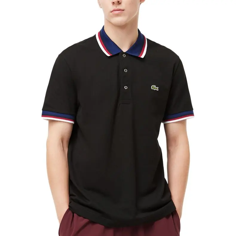 LACOSTE Polo Shirts Men's Black-3