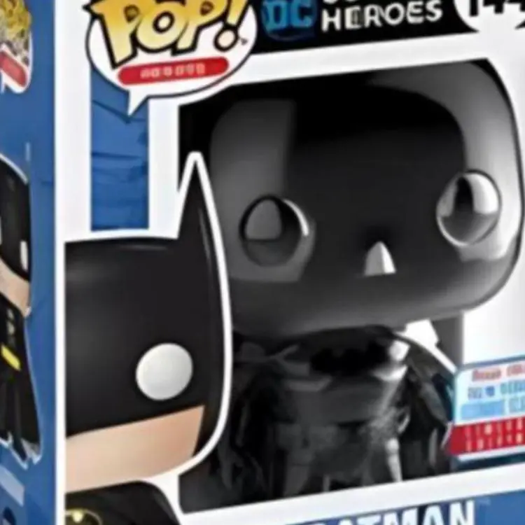 Funko POP! Collection HEROES Batman Black Chrome Edition Chibi Figures-2