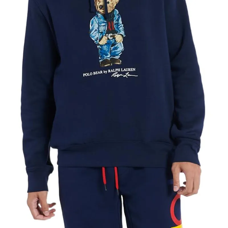 Polo Ralph Lauren Bear Printed Drawstring Hoodie-3