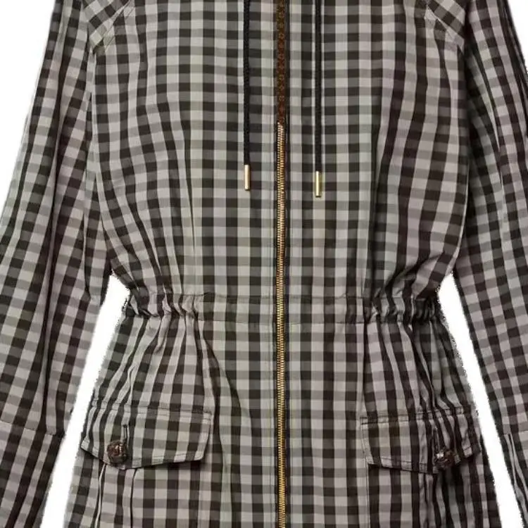 LOUIS VUITTON Check Hooded Parka-3