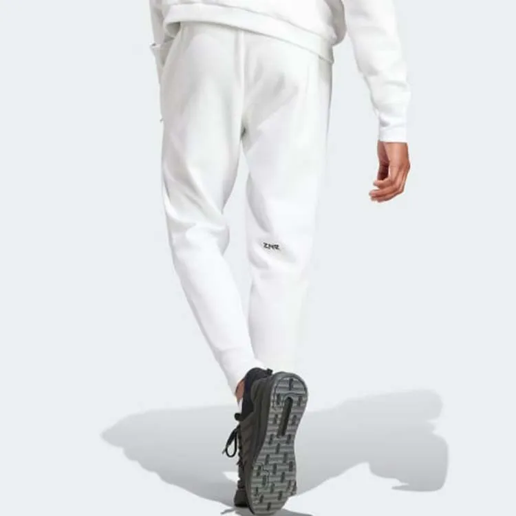 Adidas Knitted Sports Pants Men's White-2