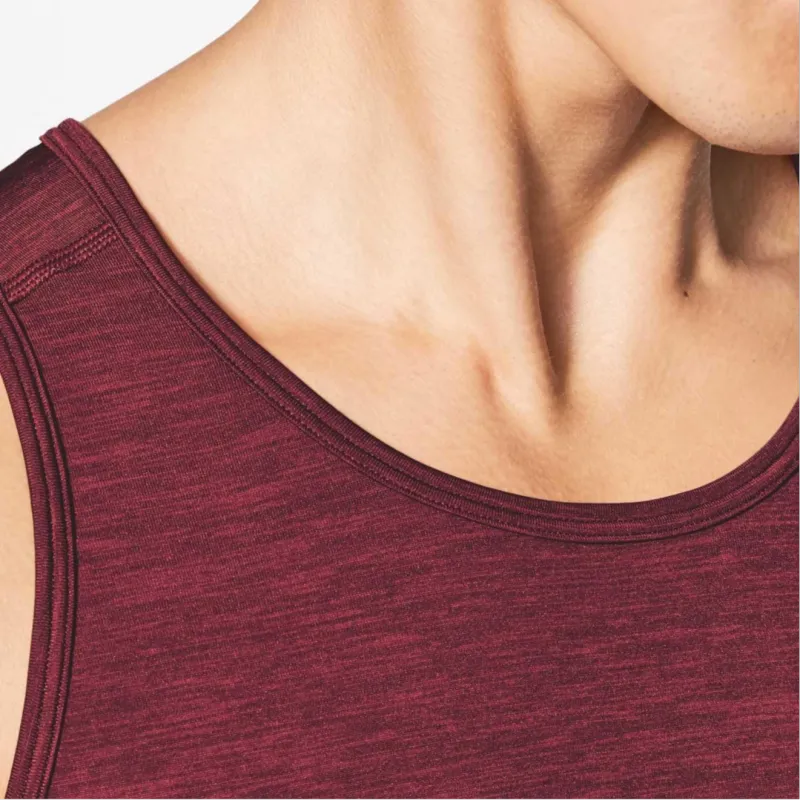 Lululemon Metal Vent Tech Tank Tops Men's Red-3