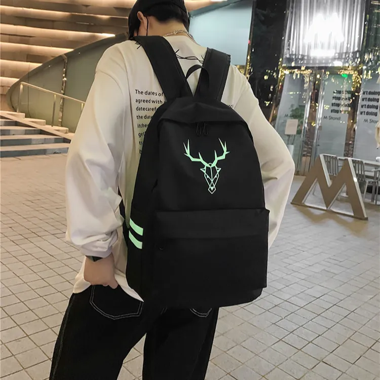 Elsvet Oxford Backpack Regular Unisex Black-6