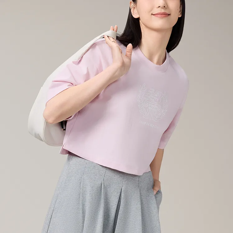 New Balance SS25 Regular T Shirt Women's Pink-2