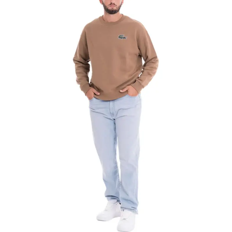 LACOSTE Sweatshirts Men Brown-3