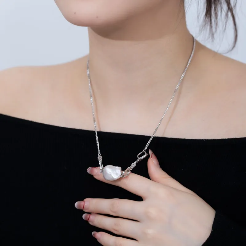 ANGEPERLE Pearl Pendants Women's-3