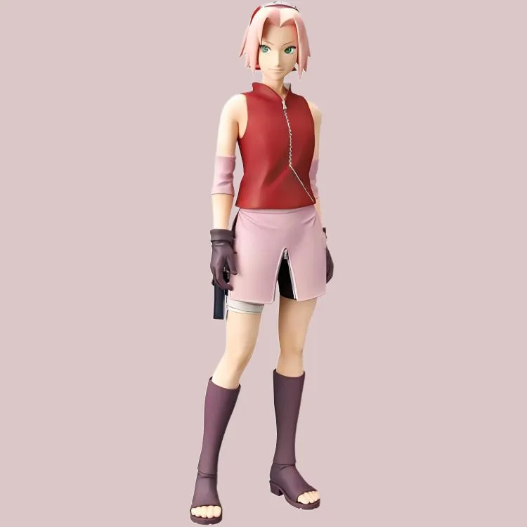 BANPRESTO Sakura Haruno GRANDISTA Collection Eyewear Factory, Naruto, Shippuden Bonus Gifts Reissued Version-2