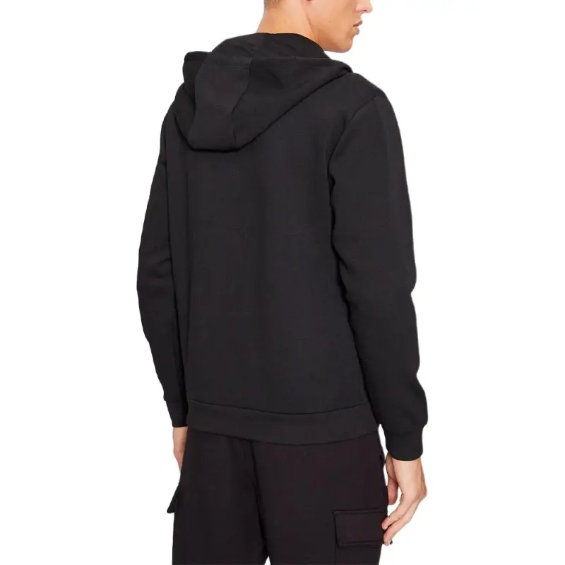 EMPORIO ARMANI Logo Patch Zip Up Hoodie-4