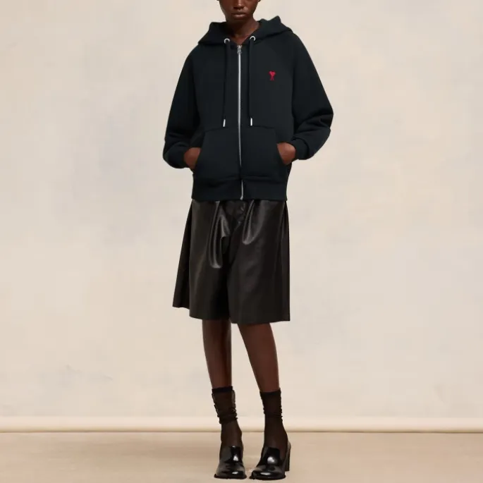 AMIPARIS Zipped Hoodie-4