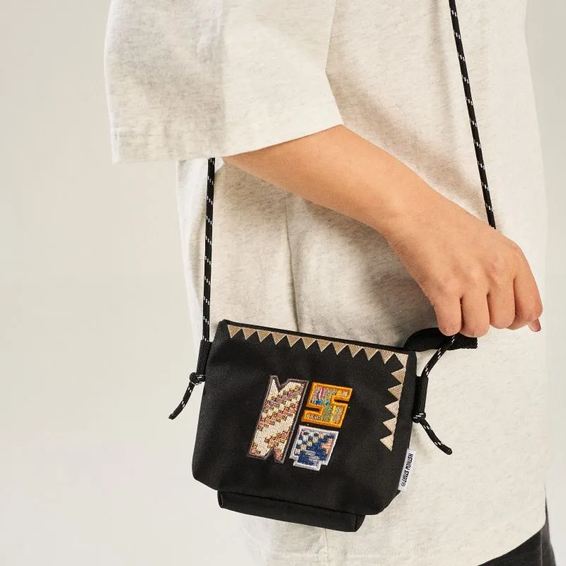 NSTNEW START Polyester Shoulder Bag, Crossbody Bag Trumpets Women's Black-5