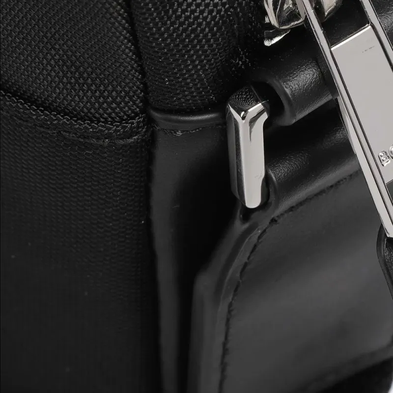 HUGO BOSS Polyester Shoulder Bag Men's Black-4