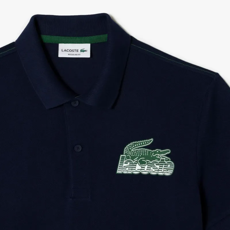 LACOSTE Polo Shirt Men's Marine Blue-3