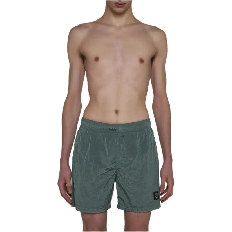 STONE ISLAND Casual Shorts Men's Green-1