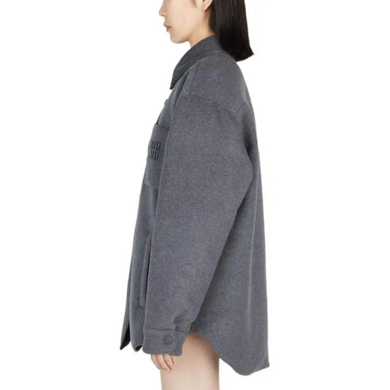 MIU MIU Jackets Coats Women's Gray-5