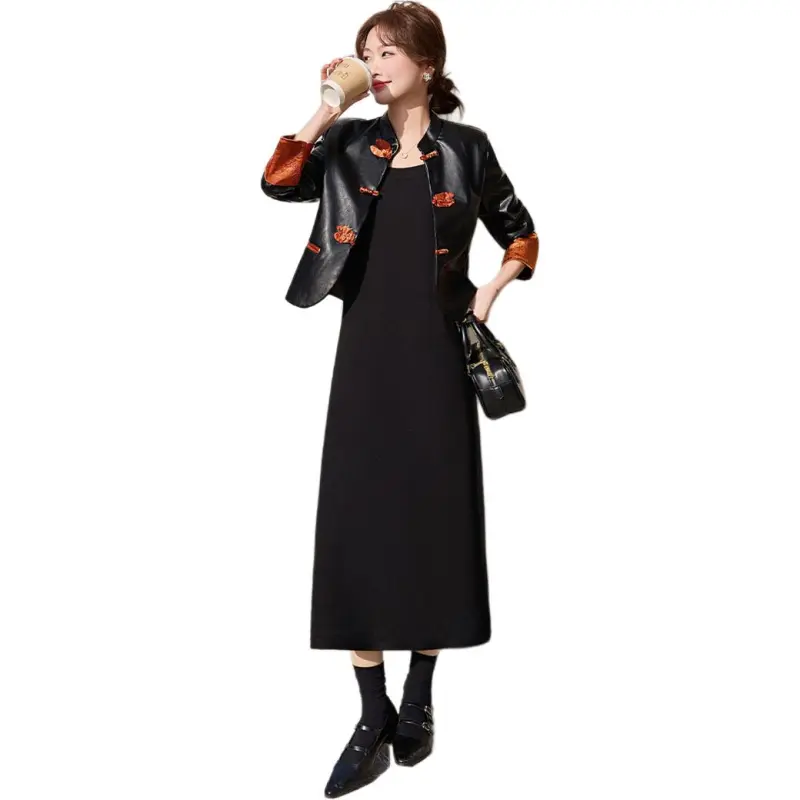 Fele.d Leather Jackets Women's-2