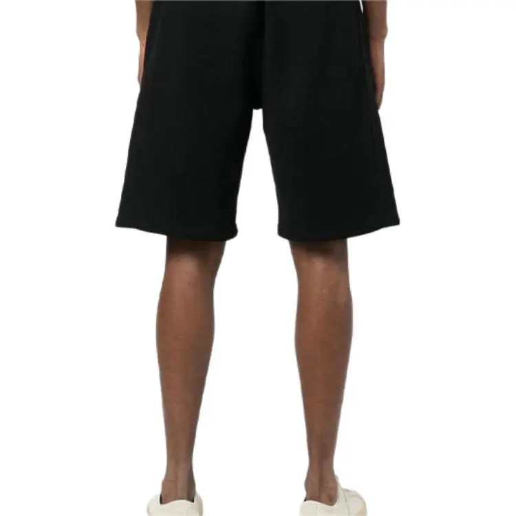 SAINT LAURENT Logo Embroidered Drawstring Shorts-5