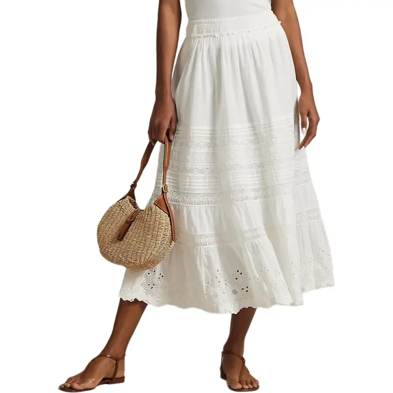 Polo Ralph Lauren Broderie anglaise Tiered Skirt-2