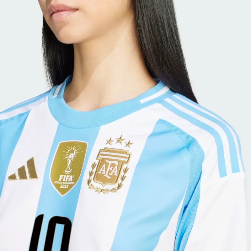 Adidas Free Shipping With AdiClub Argentina 24 Messi Home Jersey-5