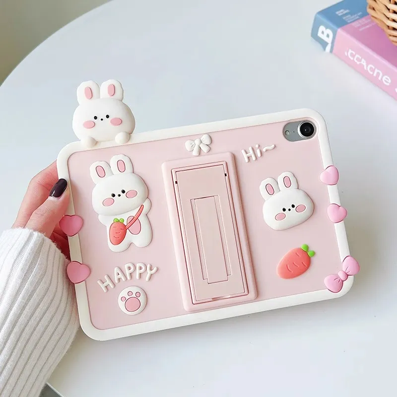 Wei Xin Carrot Backpack Rabbit Compatible With IPad Pro/Mini 6/iPad Air 7 Tablet Protective Cases-2