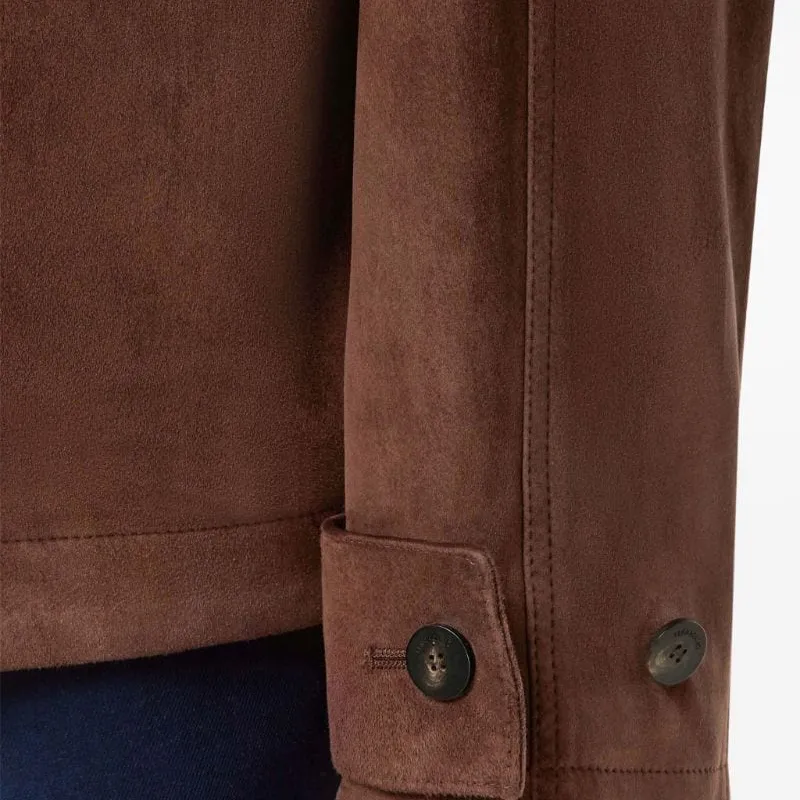 Ferragamo Buttoned Leather Jacket-4