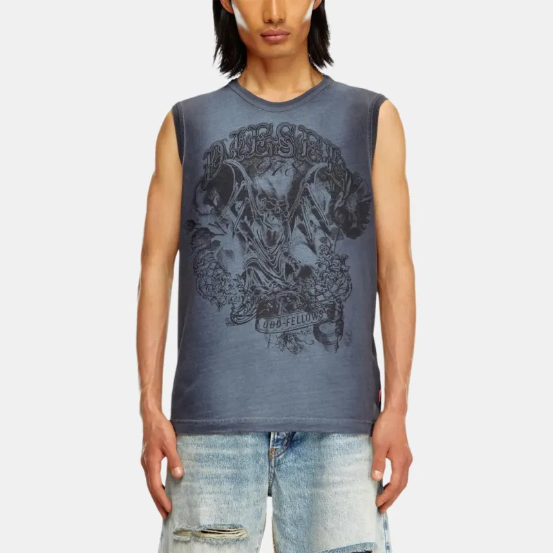 DIESEL T Bisco Q1 Logo print Tank Top-2
