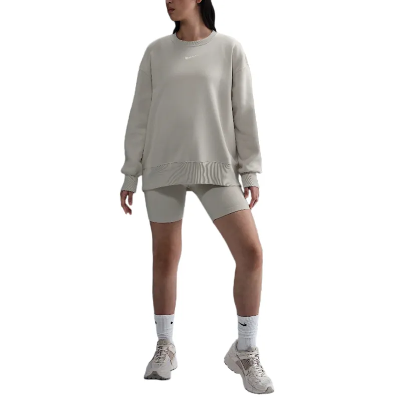 Nike Sportswear Phoenix FleeceSwoosh Sweatshirt Women's Light Orewood Brown/Canvas-1