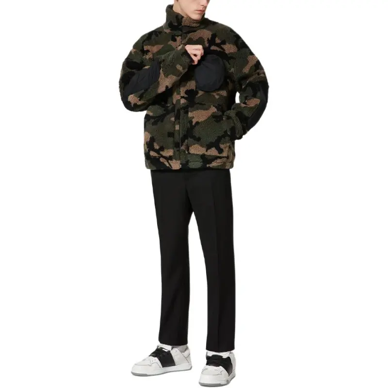 Valentino Camouflage Printed Long-Sleeved Jacket-5