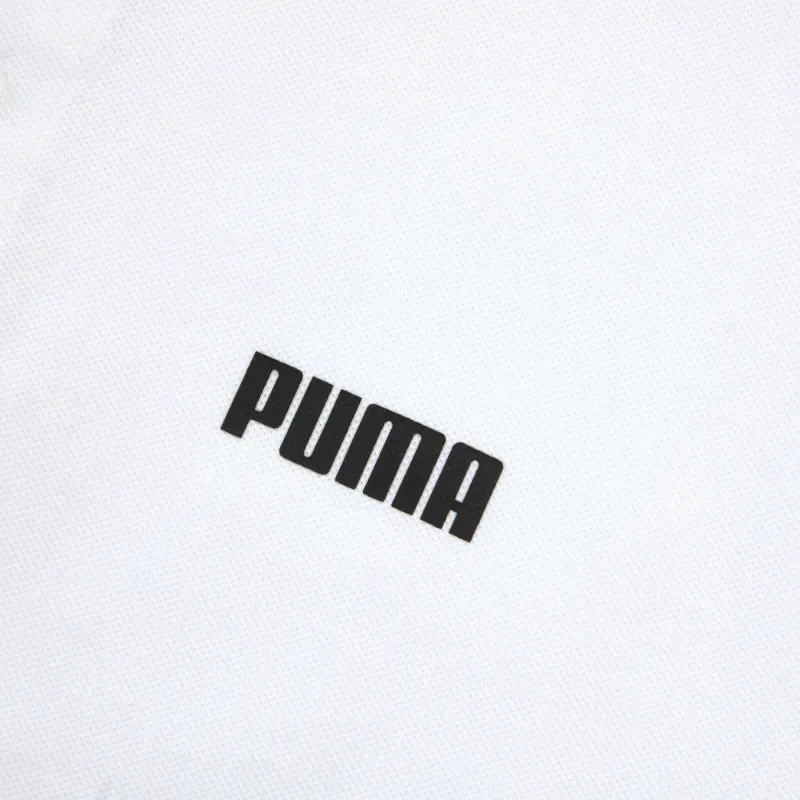PUMA Polo Shirts Men White-4