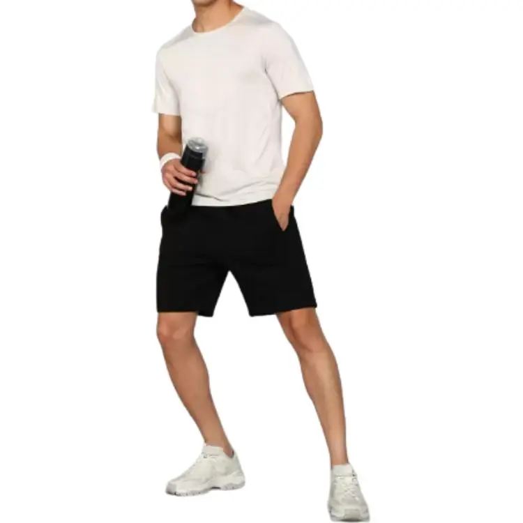 Nike T-Shirts Men Cream Gray-3