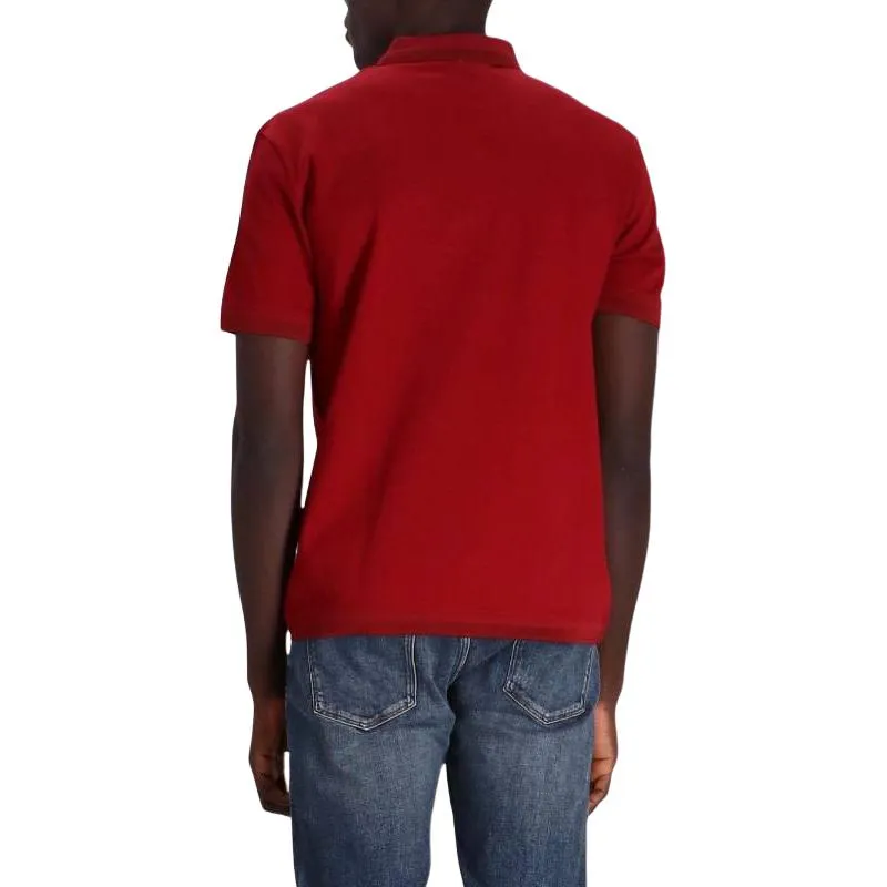 EMPORIO ARMANI Zip up Cotton Polo Shirt-2