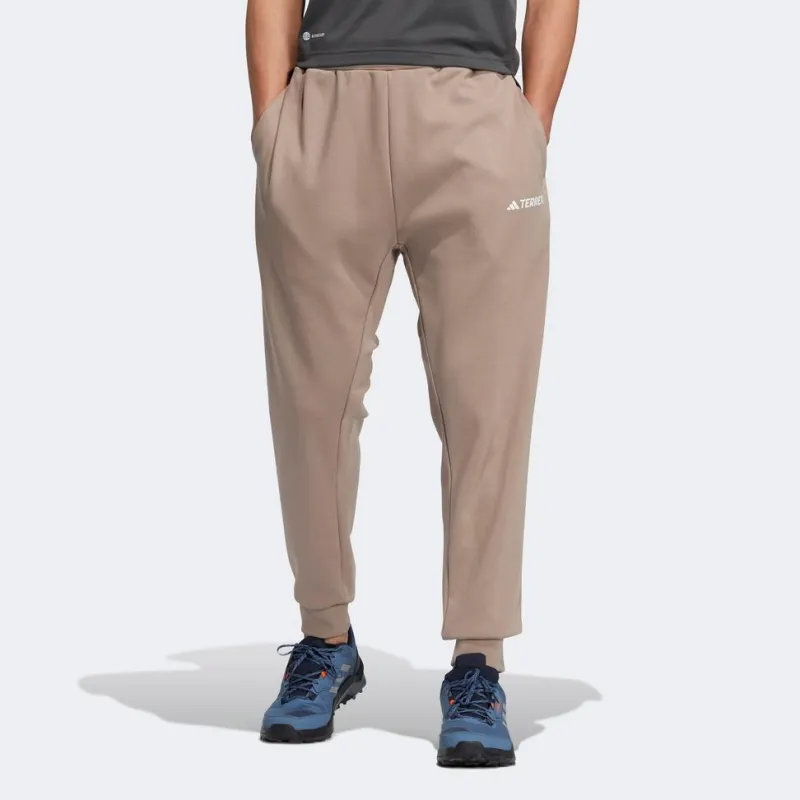 Adidas Knitted Sweatpants Men Pink Brown-1