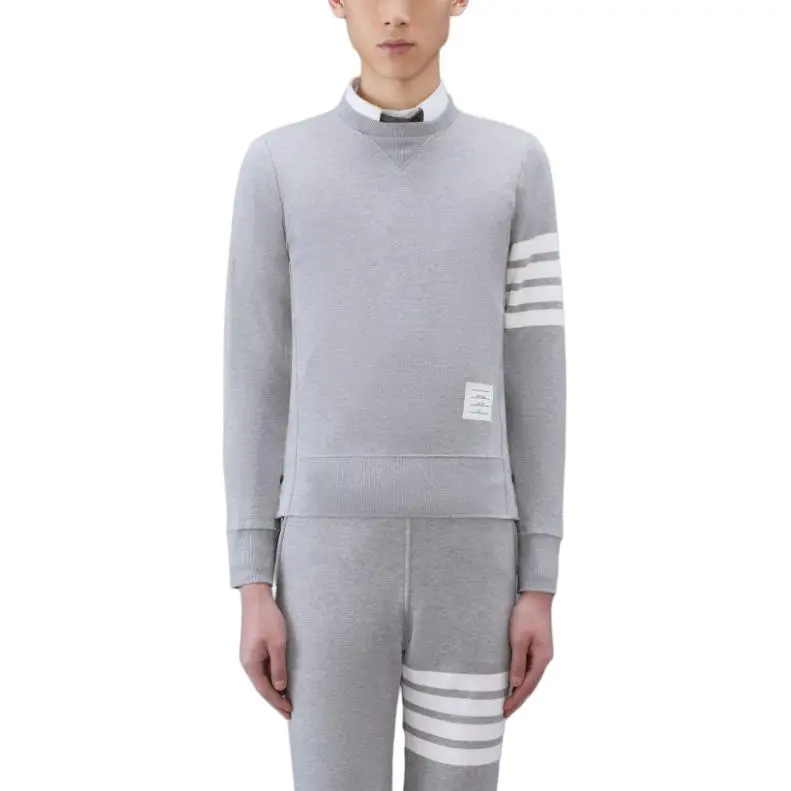 THOM BROWNE Engineered 4 Bar Crewneck Sweatshirt-6