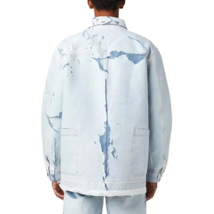 DIESEL SS22 Denim Jacket Men's Light Blue-4