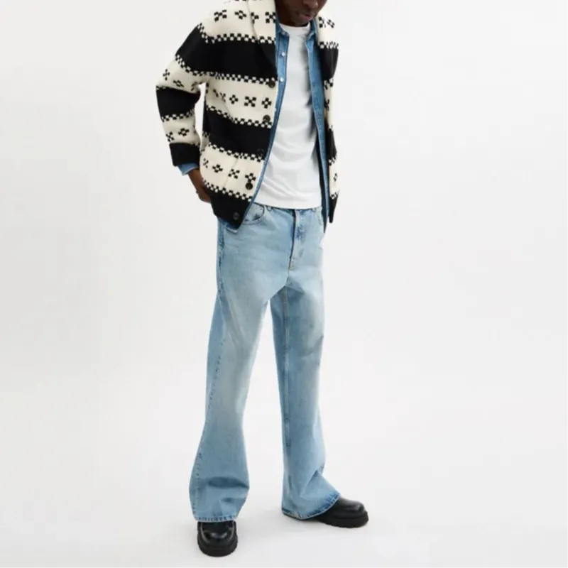 COACH FW24 Sweater Men's Black White-1