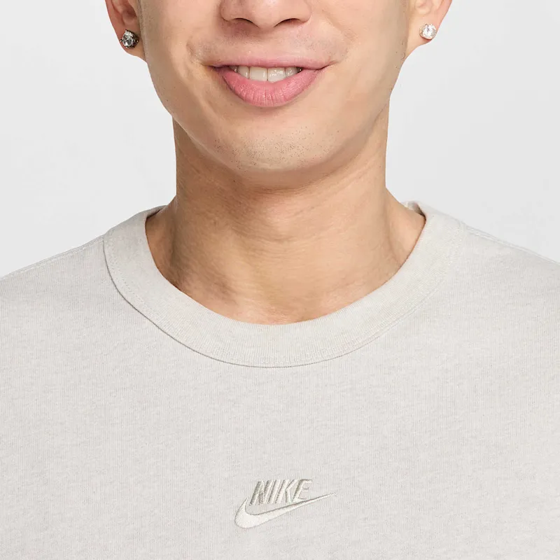 Nike Sportswear Essentials Series Premium T Shirt Men's Light Bone/Color Adjustment-3