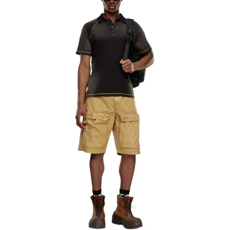 DIESEL P Beeck Mid rise Cargo Shorts-3