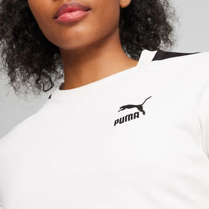 PUMA Raglan Sleeve T Shirt Women's White-3