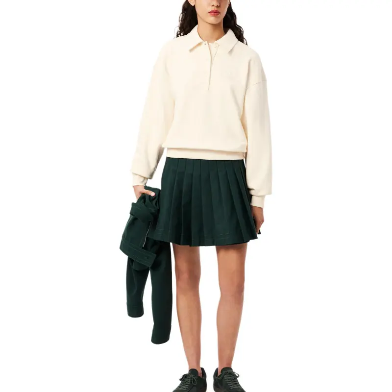 LACOSTE Polo collar Sweatshirt-2