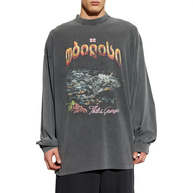 Balenciaga Tbilisi Long Sleeve T Shirt-2