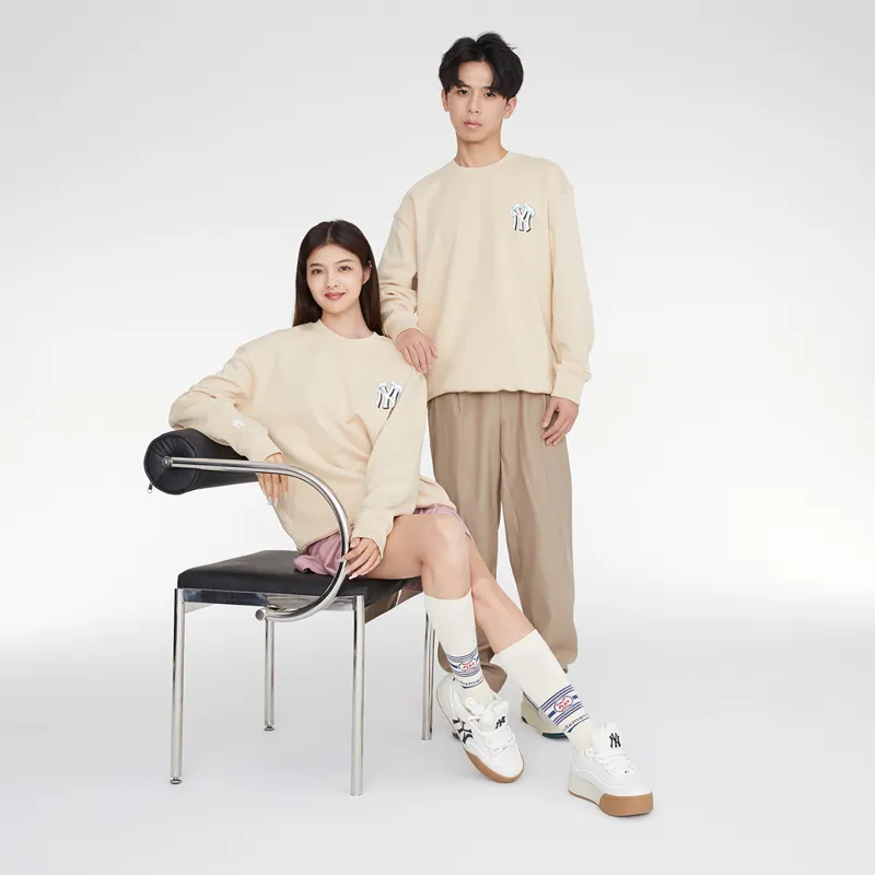 MLB Like Series Sweatshirts Unisex Camel-5